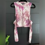 Forever 21  Cute Sheer Sleeveless Removable Sleeves High Neck Top Womens Sz S NWT Photo 2