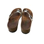 Birkenstock  Gizeh Thong Sandals Silver Women Size 6 Photo 4