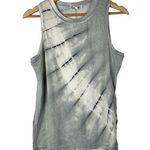 Cloud Chaser Gray & White Tie Dye Tank Top M Photo 0