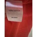 J. JILL Red Cotton Tunic Top Casual Everyday Size L‎ Size L Photo 7