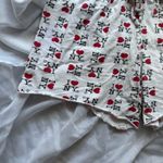 I Love NY Print Pajama Shorts White Size M Photo 1