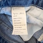 NWT Flamingals Wide Leg Button Fly High Waist Stretchy Jeans Size Medium Blue Photo 6