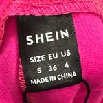 SheIn Bae hot pink neon High Waist Straight long leg pant size small Photo 1
