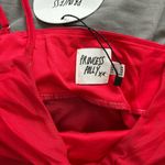 Princess Polly  Red Mesh Top Photo 2