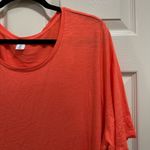 Old Navy Women’s luxe oversize short sleeve shirt coral plus size 2X NWT Photo 1