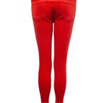 J Brand  for Intermix Fiery Red Skinny Ankle Zip Jeans Size 29 Photo 1