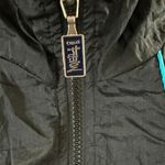 American Vintage Vintage Cross Fusion Black Windbreaker Jacket 80s 90s Retro Nylon Zip Photo 2