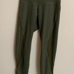 Old Navy  Active Womens Size XS  Elevate Legging Olive Green Go Dry Sheer Detail Photo 0