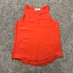 ALC Frank A.L.C. coral orange silk sleeveless top Photo 4