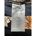 Susan Graver Floral Print Lounge Pants Wide Leg Comfy Black XLP Photo 2