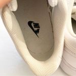 Nike  Womens Size 8 White Court Vision Low Top Sneakers Athletic Leather Shoe Photo 4