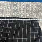 Talbots Bi-Stretch Pull On Skinny Ankle Pants Windowpane Black Size 16W Photo 6