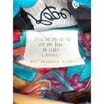 VTG Roper Aztec Southwestern Neon Button Up Shirt Large Cotton Rodeo Cowboy Photo 3