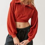BDG  new leaf quarterzip cropped sweatshirt Photo 0