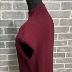 Vintage Burgundy Sweater | Cap sleeve | Shoulder Pads | Women’s Size Medium Red Photo 5