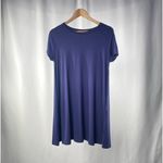 Piko 1988 The Perfect Piko Short Sleeve Swing Dress in Navy Size Small Blue Photo 2
