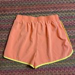 Lily White ORANGE & YELLOW TRACK SOFT SHORTS Photo 2