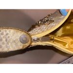 Potli Evening Clutch Vintage Gold & White Beaded With Intricate Accents Photo 1