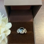 3.5 g 925 Silver and black Onyx ring Size 5 Photo 0