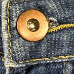 Forever 21  Premium Denim Distressed Jean Shorts – Size 26, Americana Patches Photo 3