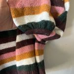 Madewell 🛍️ Striped Payton Pullover Coziest Yarn Sweater Heather Sunset Size S Photo 5