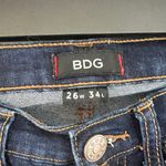 BDG  Midrise Cigarette Skinny Dark Wash Denim Jeans Size 26 Photo 2