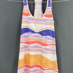 Lululemon  Cool Racerback
Beacher Stripe White Iris Flower Tank Top Photo 2