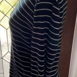 Ralph Lauren Lauren  Black & Whit Stripe Top size Medium Photo 3