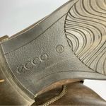 Ecco leather boots moto boots size 39 Brown Photo 6