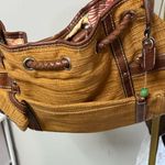 Elegant Brown and Tan Women's Shoulder Bag Photo 0