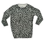 Reformation Long Sleeve Pullover Animal Print Sweater Grey Gray Medium M Photo 2