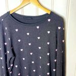 Wildfox  Grey & Pink Heart Crewneck Sweatshirt 236 Photo 3