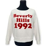 Wildfox  | Small | Beverly Hills 1992 Soft-Touch Crewneck Cropped Sweatshirt Photo 0