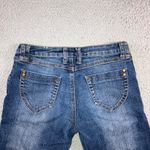 Southpole‎ Bermuda Shorts Women 9 28 Stretch Cuff Hem Logo Studs 90s Y2K Blue Size undefined Photo 10