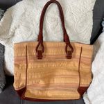 Bottega Veneta Brown Suede & Camel Color Tote Bag Photo 0