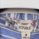 Pink republic Blue and White Striped Mini Dress Small Photo 1