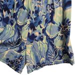 Lilly Pulitzer Calla Off-the-Shoulder Romper Coastal Blue White Floral XS Photo 6