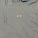 Under Armour NEW women's large blue 1/4 zip pullover jacket Photo 3