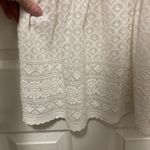 Melissa Odabash White Embroidered Pattern Lace Off Shoulder Swim Cover Up Size undefined Photo 10