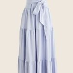 J.Crew Broken-In Jersey Tiered Maxi Dress periwinkle size small Photo 0