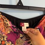 vintage ankle length fun patterned skirt made in india size 8 Photo 2