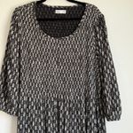 Croft & Barrow NEW  Challis Smocked Midi Dress Plus Size 2X Photo 3