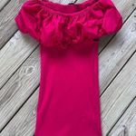 ZARA Women's Red Off The Shoulder Mini Bodycon Dress Size S Photo 1