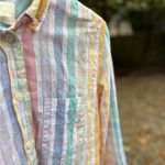J.Crew  Pastel Striped Womens Shirt Photo 3
