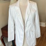 Banana Republic  White Linen Blazer Photo 1