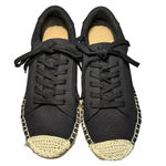 Loft Women’s Espadrille Lace Up Sneakers Black Size 8 Photo 1