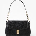 Brahmin Elegant Black Textured Handbag Photo 0