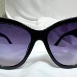 Chic Blue Light Blocking Cat Eye Retro Sunglasses Gradient Lenses Black Photo 0