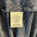 Max Studio  Women's 3X Blue Short Sleeve Button Front Blouse Casual Photo 4