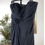 Light In The Box By  Navy Blue Strapless Maxi Dress 1X Bridesmaid Prom Formal Photo 0